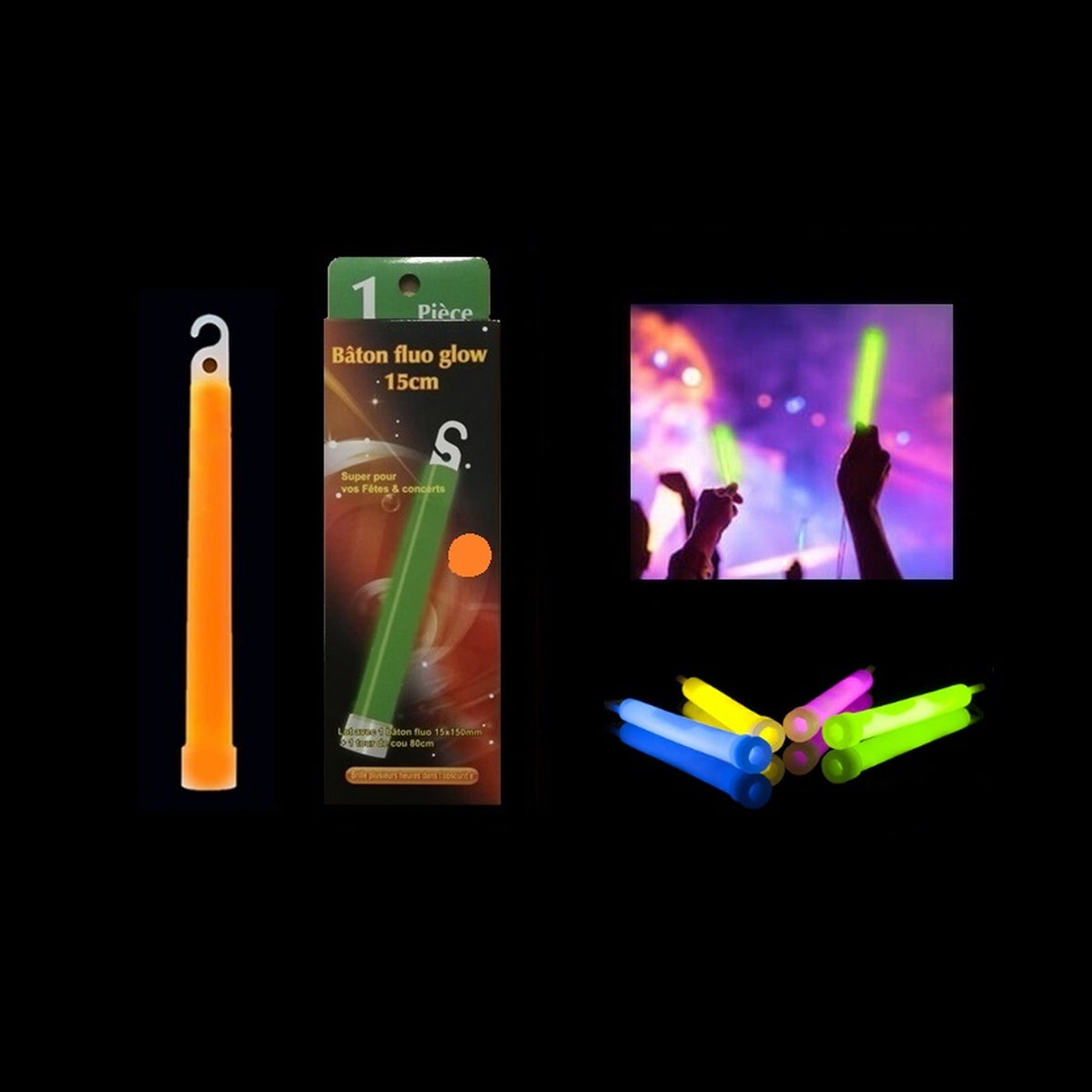 Bâton fluo 15x150 mm