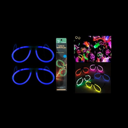 Lot de 2 lunettes fluo