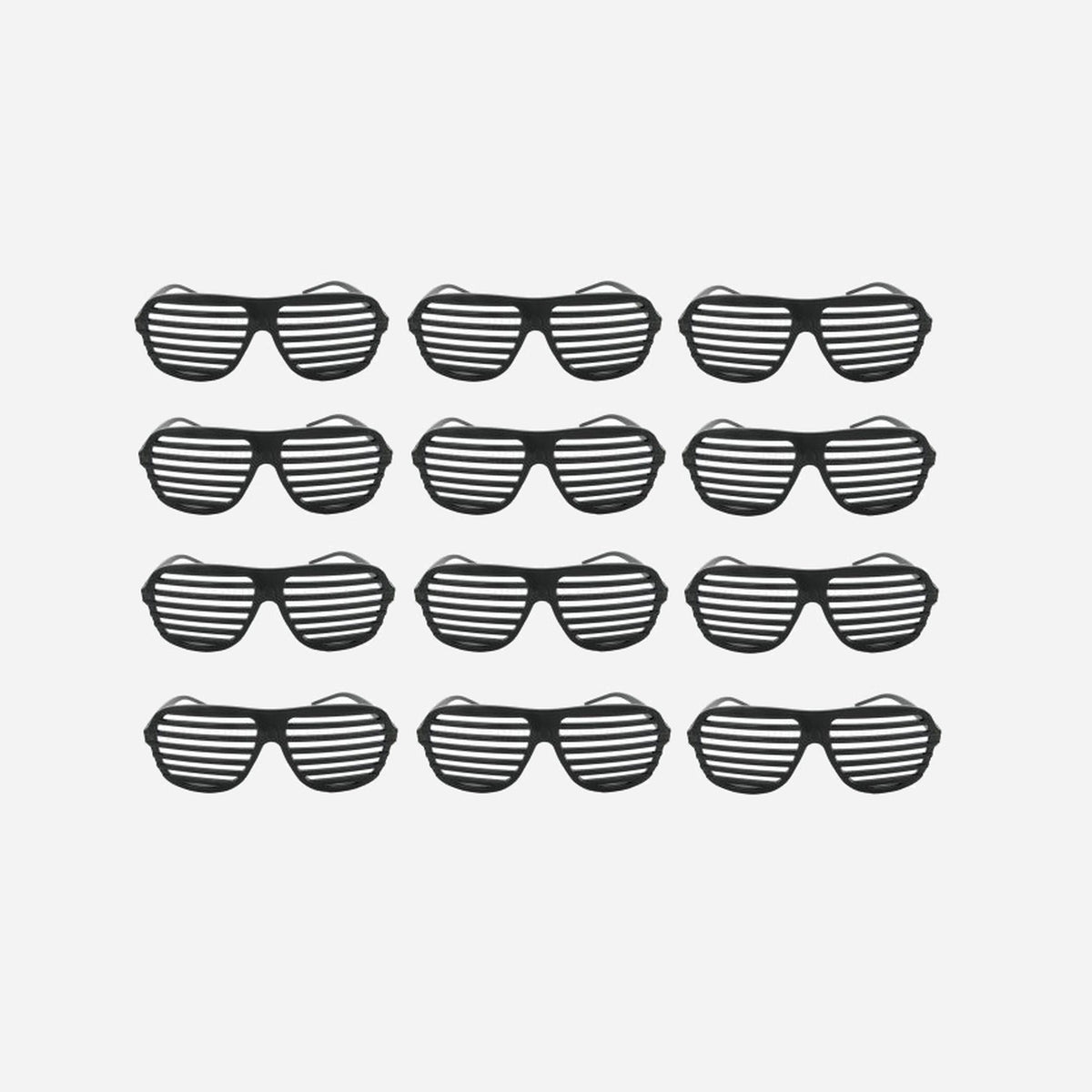 Lot de 12 lunettes stores