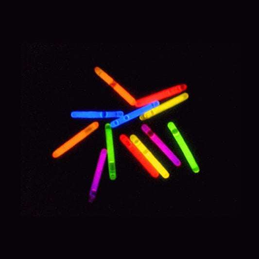 Lot de 50 bâtonnets fluo 4.5x38 mm pour la pêche