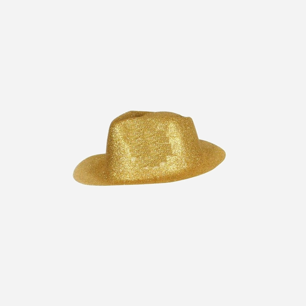 Chapeau trilby en PVC à paillettes
