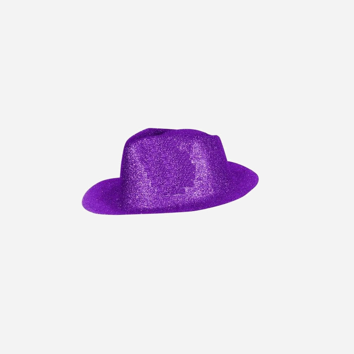 Chapeau trilby en PVC à paillettes