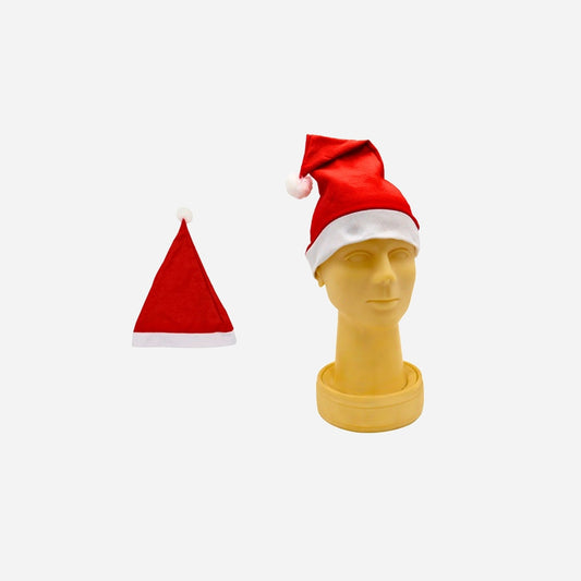 Bonnet de noël avec pompon adulte