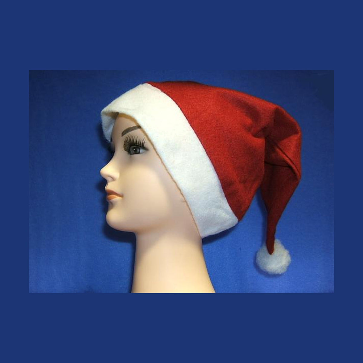 Bonnet de noël avec pompon pour enfant / femme