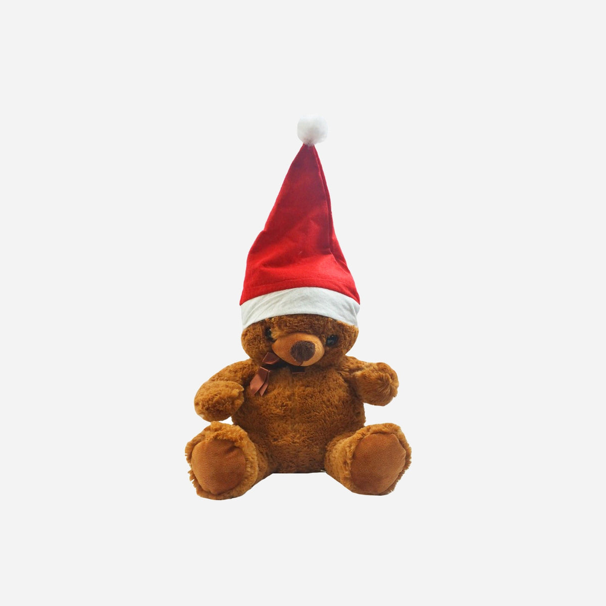 Bonnet de noël pour peluche ou décoration diamètre 18 cm