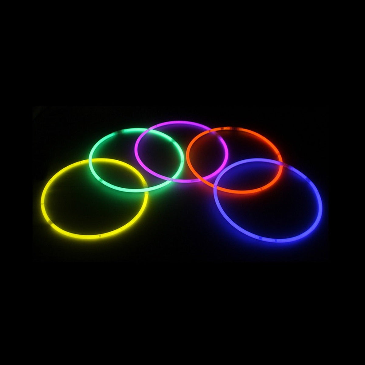 Lot de 25 colliers fluo 56 cm