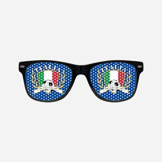 Lunettes grille italie (bleu)
