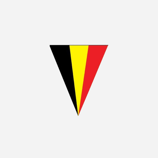 Guirlande 20 fanions belgique 6 m