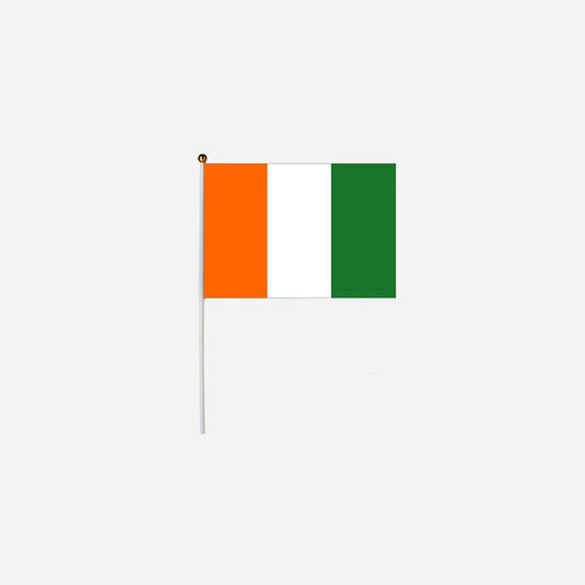 Drapeau cote d'IVOIRE 30 × 45 cm avec baguette
