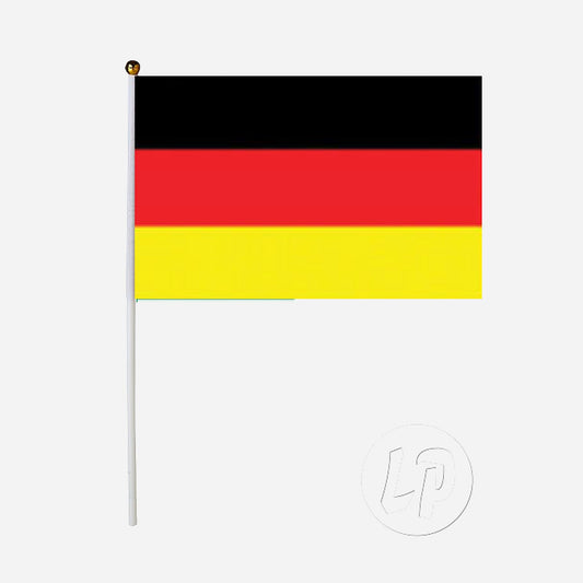 Drapeau allemagne avec baton 30 × 45 cm