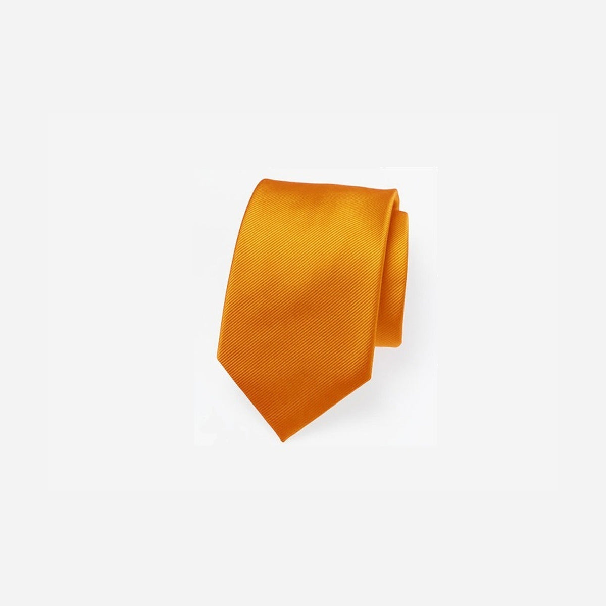 Cravate unie orange 46 cm fantaisie