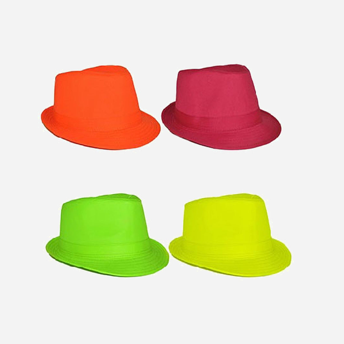 Chapeau trilby fluo