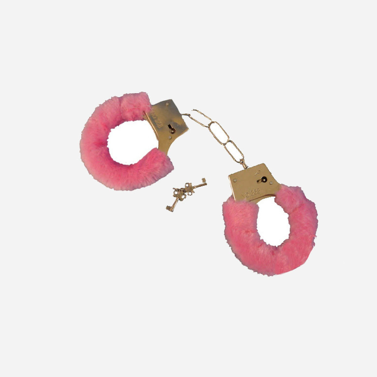 Menottes peluche rose
