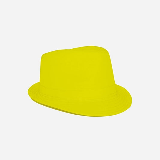 Chapeau trilby fluo adulte