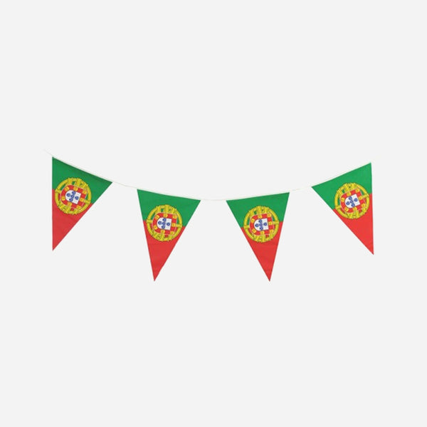 Guirlande 20 fanions portugal 6 m