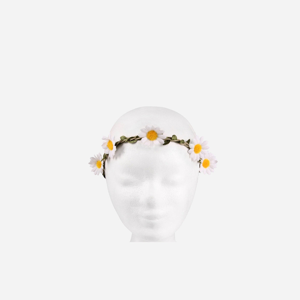 Couronne de fleurs élastique