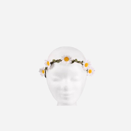 Couronne de fleurs élastique