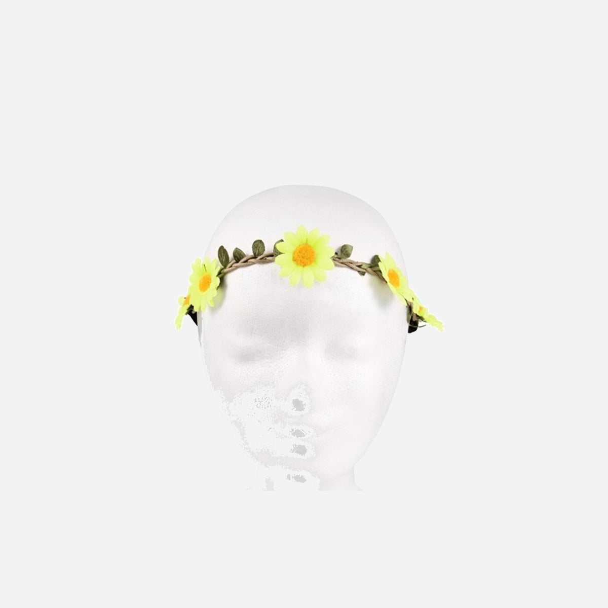 Couronne de fleurs élastique