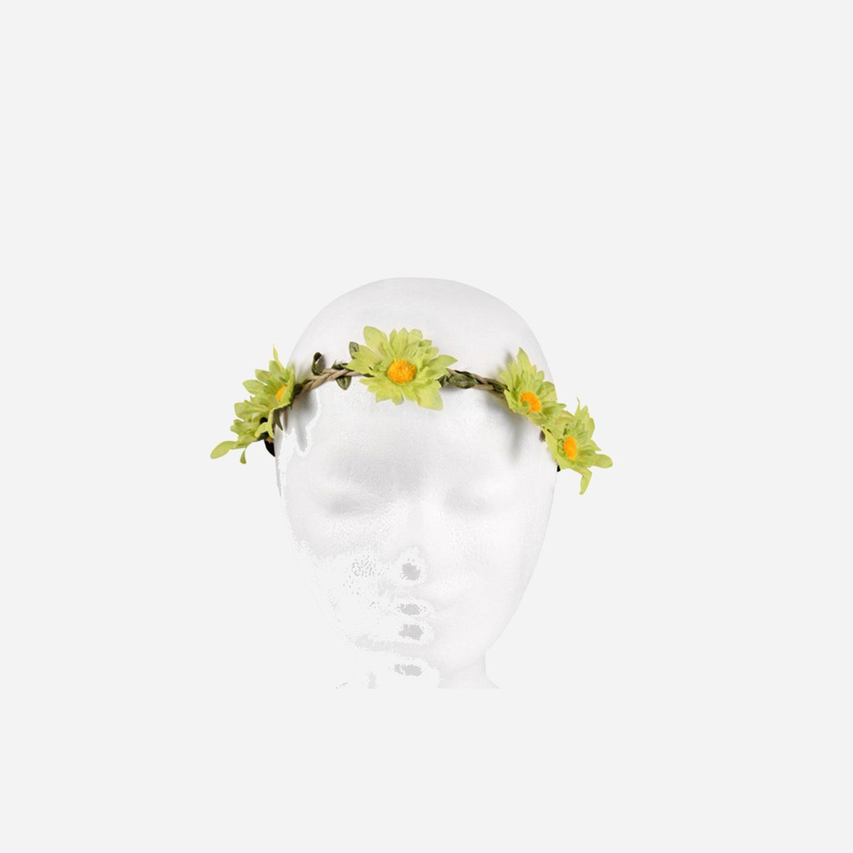Couronne de fleurs élastique