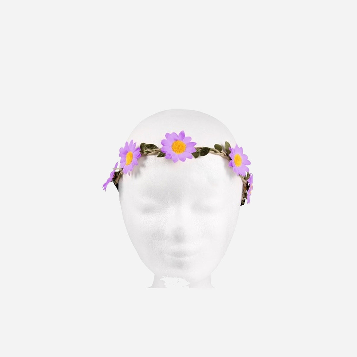 Couronne de fleurs élastique