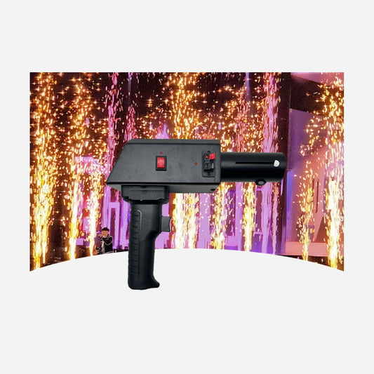 Pistolet à main pour jet de scène noir 1 tir