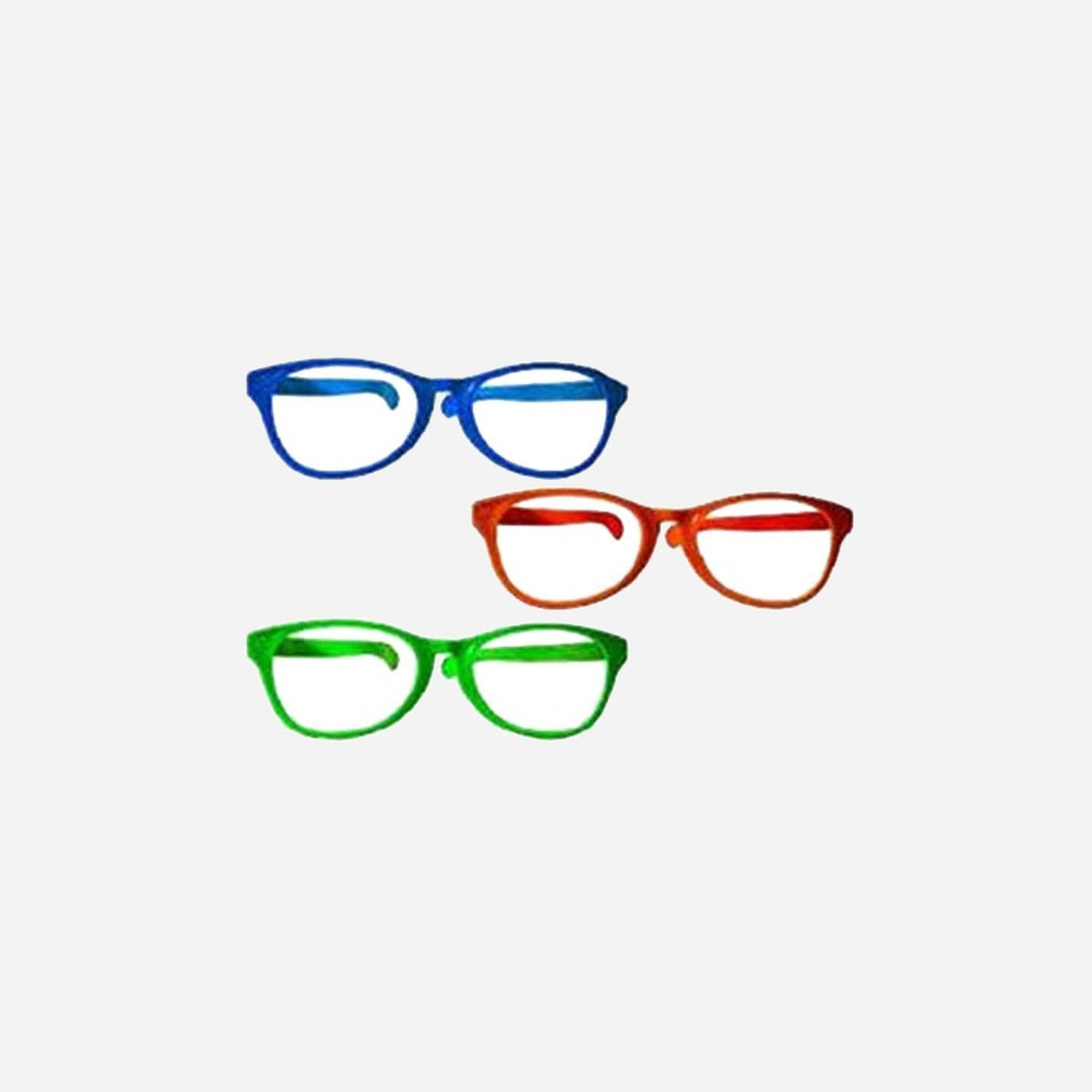 Lunettes géantes jumbo sans verre assorti 26 cm