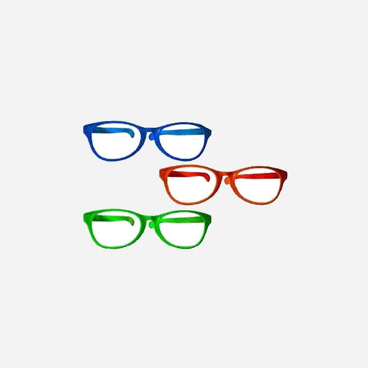 Lunettes géantes jumbo sans verre assorti 26 cm