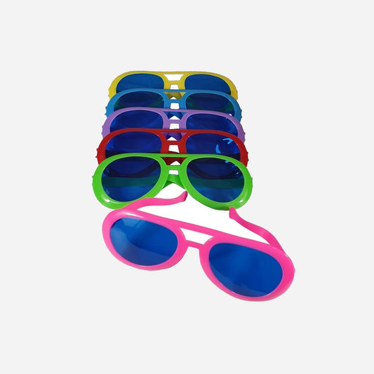 Lunettes géantes jumbo pilote assorti 26 cm