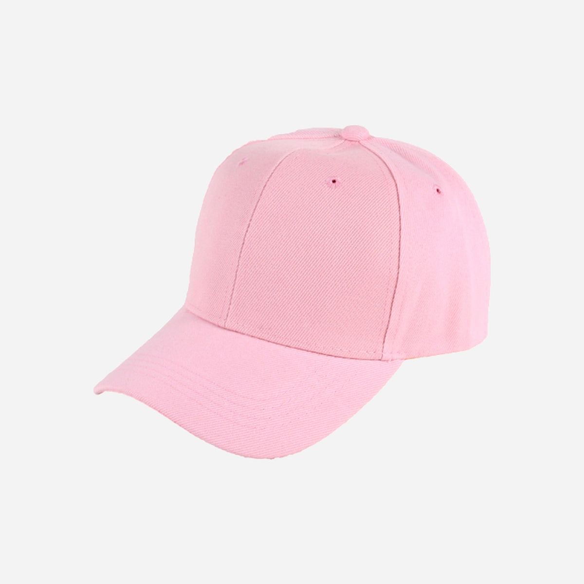 Casquette baseball mode 35% coton rose adulte
