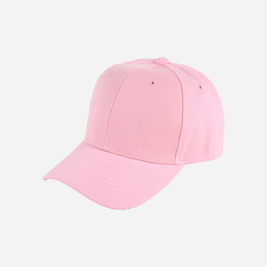 Casquette baseball mode 35% coton rose adulte