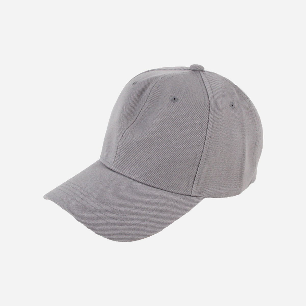 Casquette baseball mode 35% coton gris adulte
