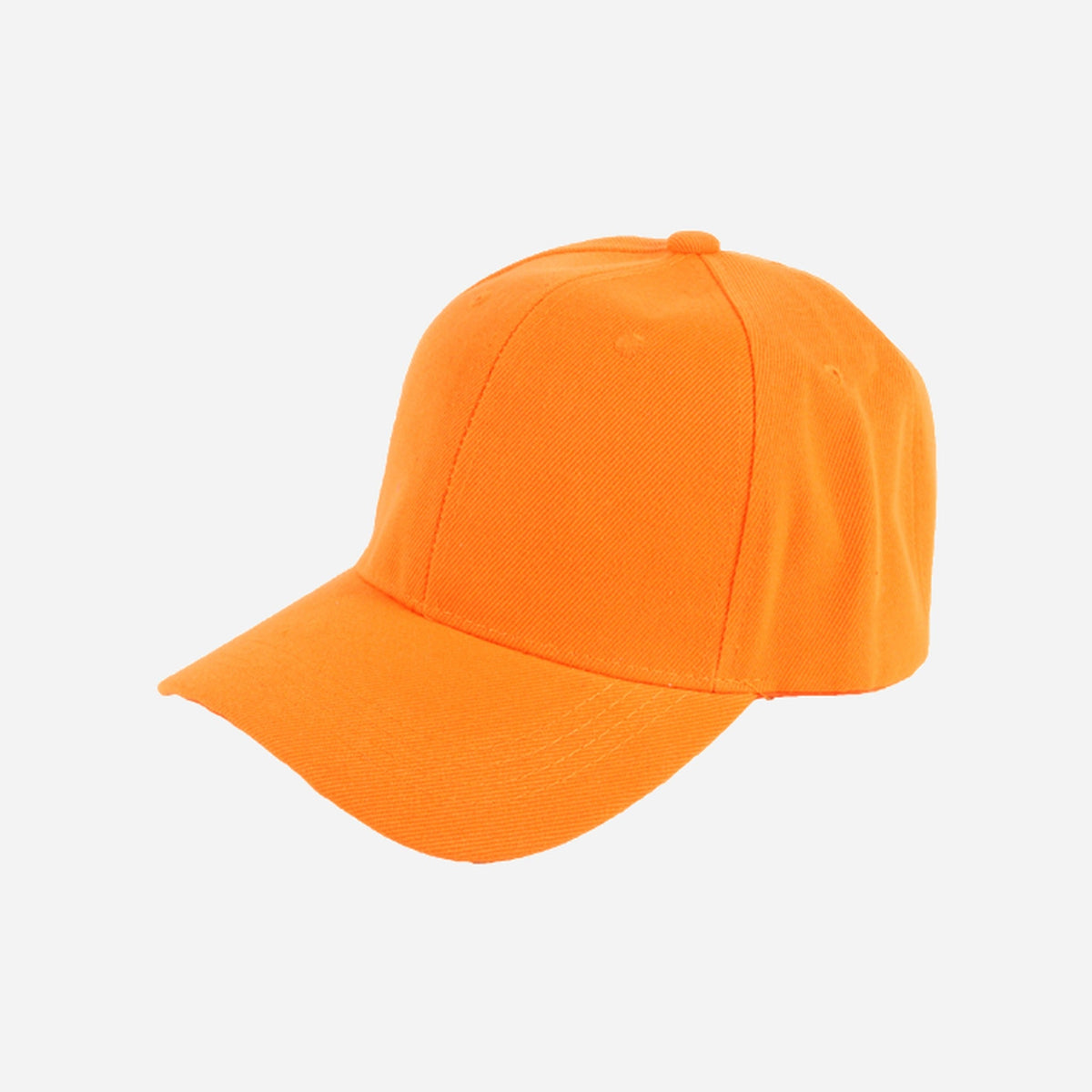 Casquette baseball mode 35% coton orange adulte
