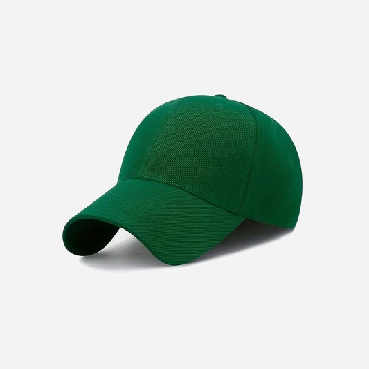 Casquette baseball mode 35% coton vert adulte