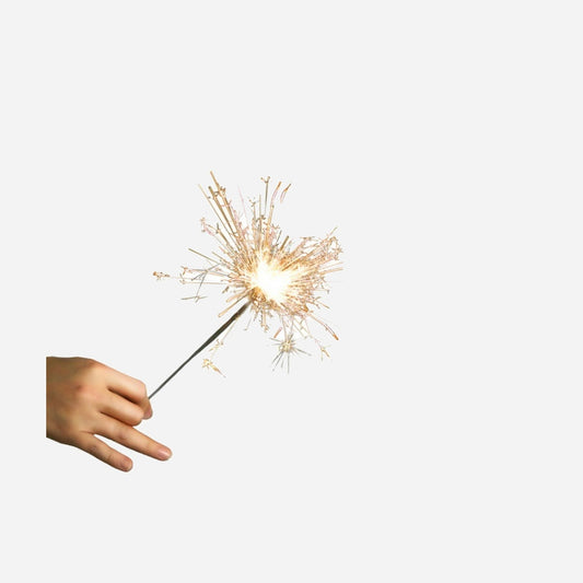 Lot de 10 cierges magiques 90 s 45 cm