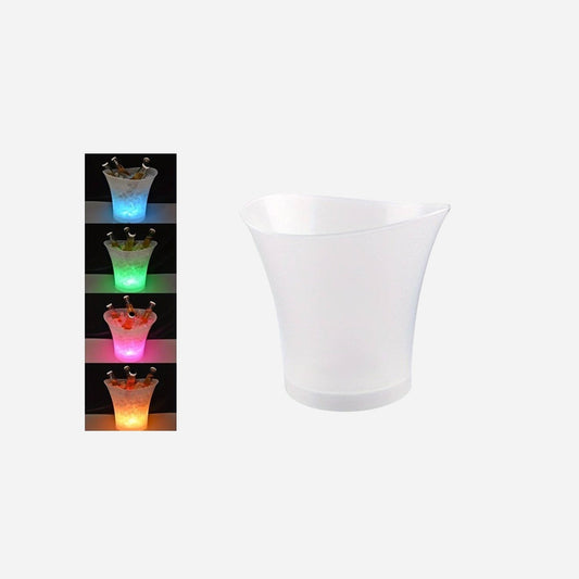 Seau à champagne lumineux LED 5L
