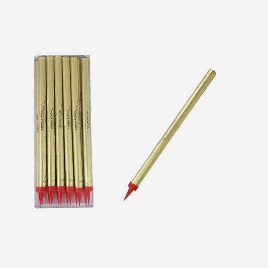 Lot de 12 fontaines bougies scintillantes or 25 cm 90 s