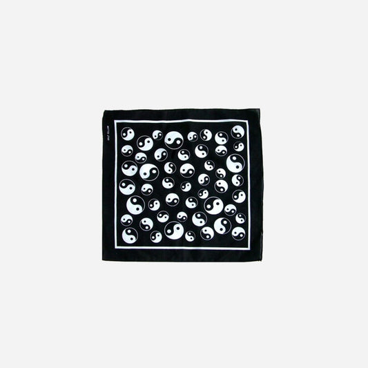 Bandana noir motifs Ying & Yang