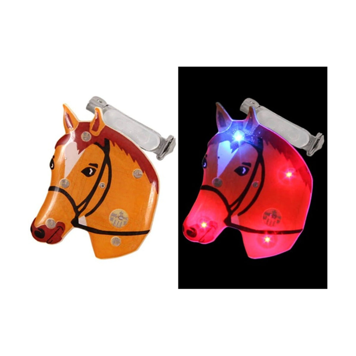 Badge/magnet LED tête de cheval