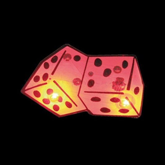 Badge/magnet LED double dé