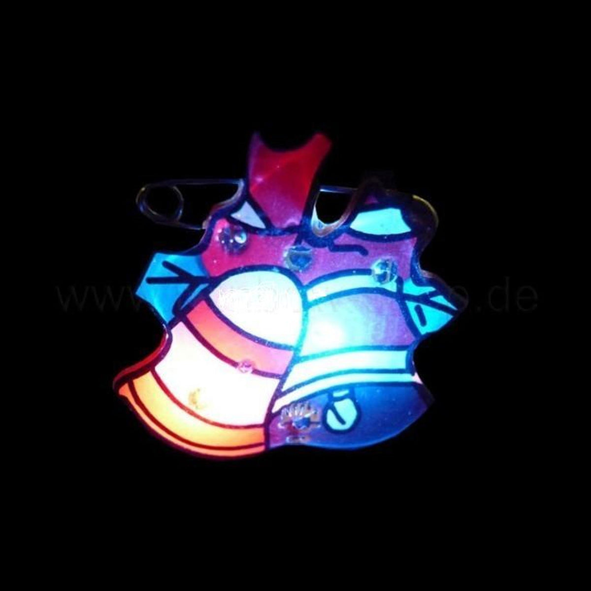 Badge LED cloches