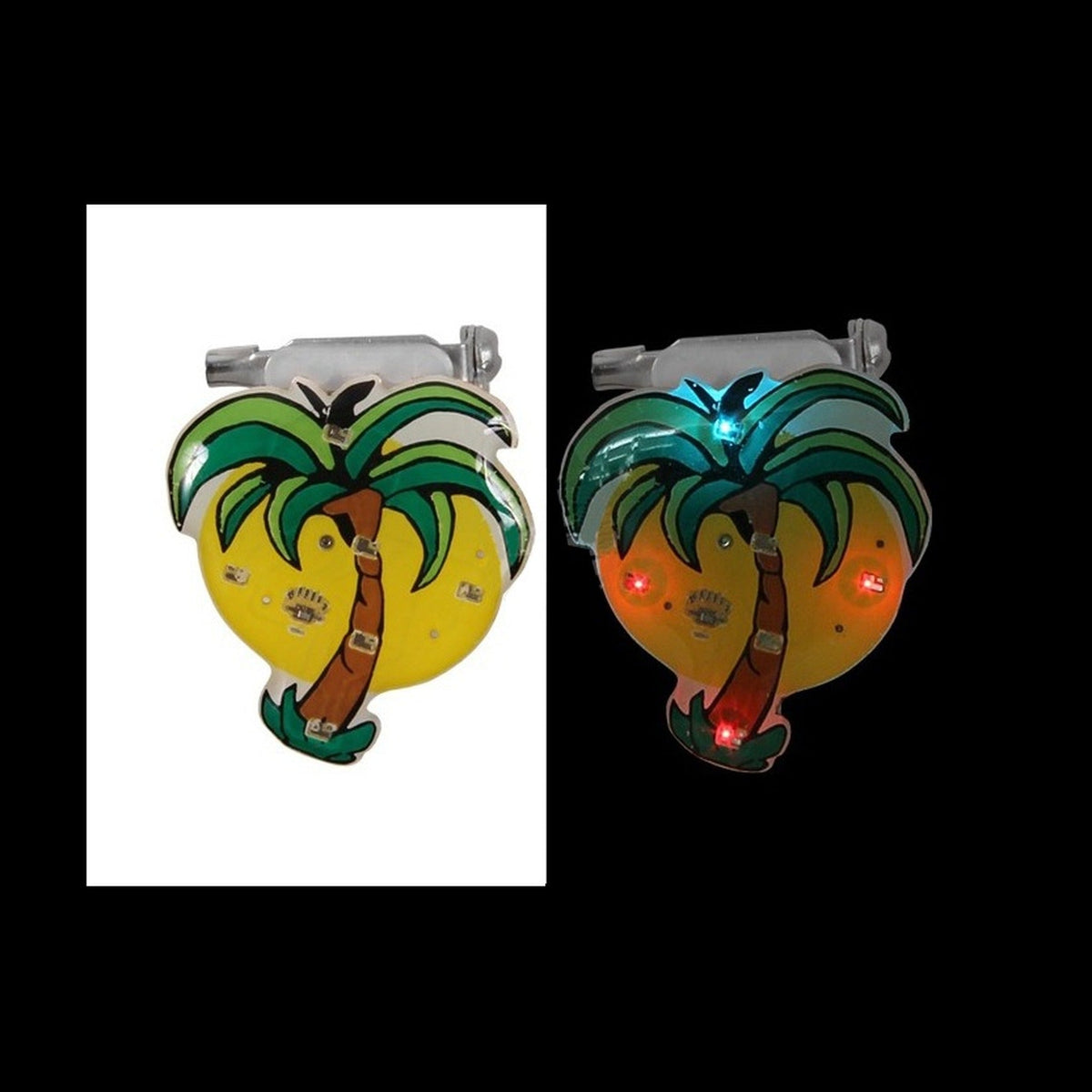 Badge LED palmier