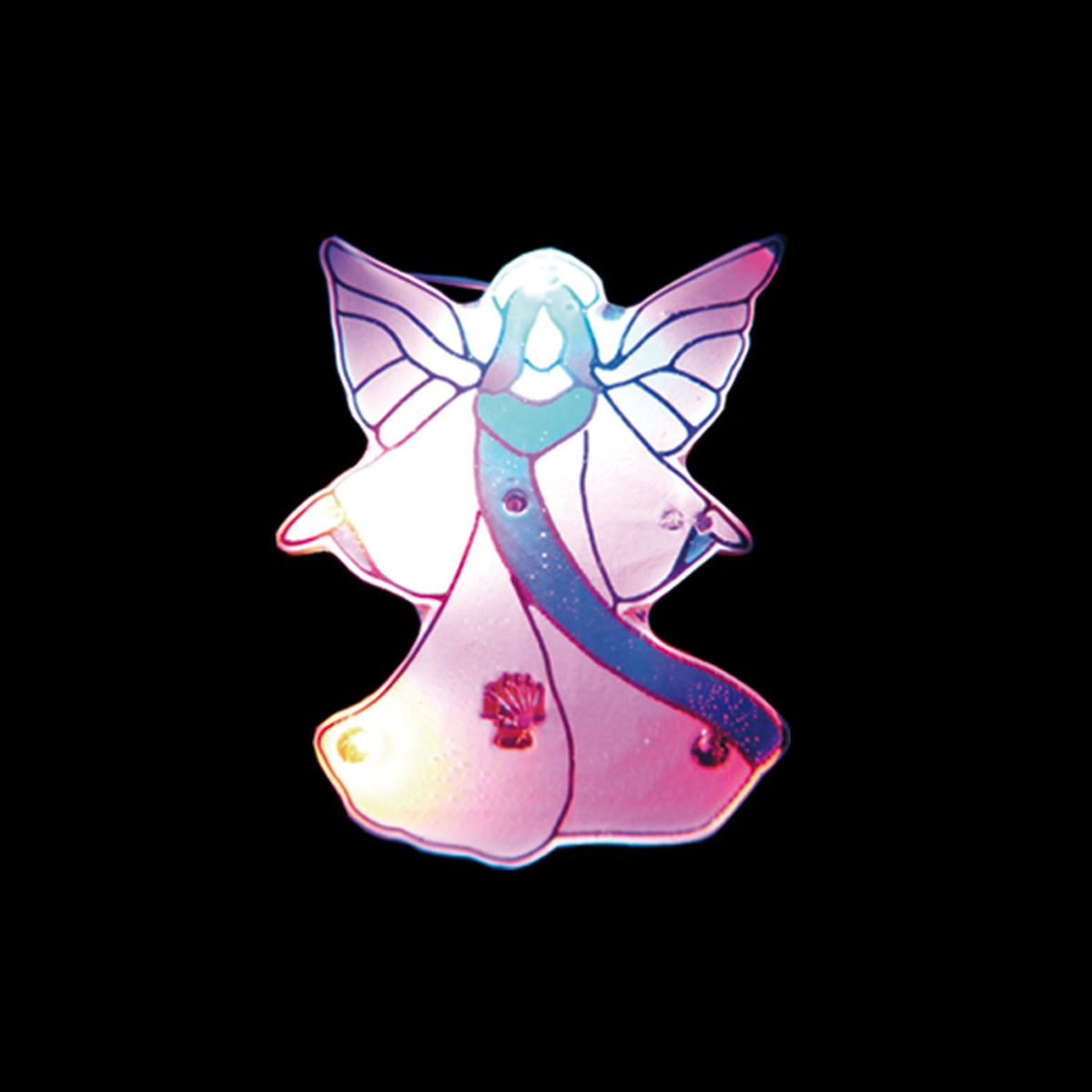 Badge/magnet LED ange