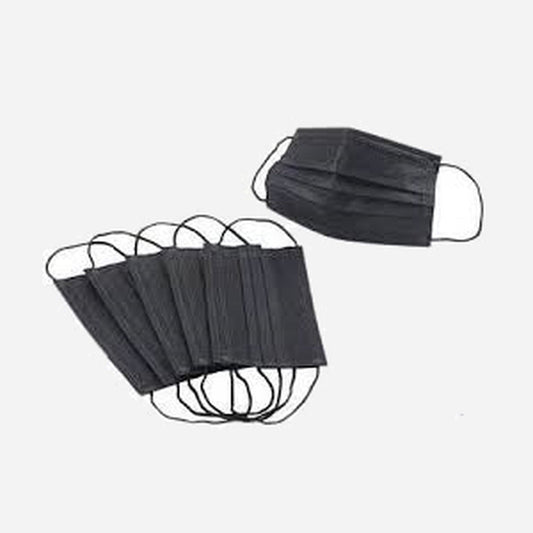 Masque chirurgical 3 plis noir (achat par 10 pièces)