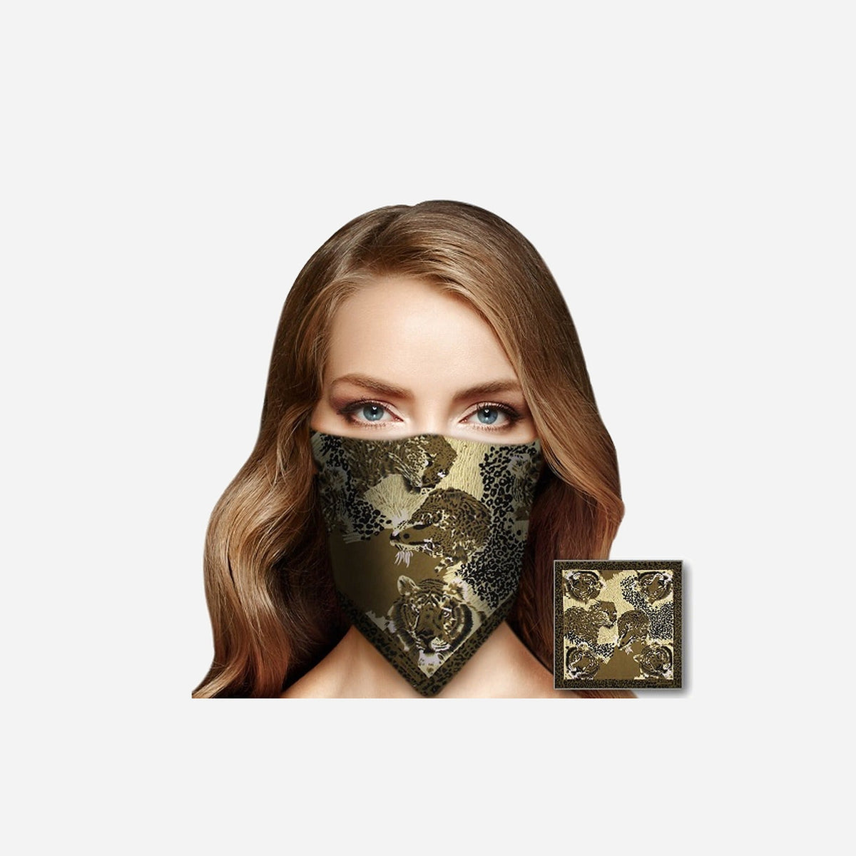 Bandana camouflage motif tigre