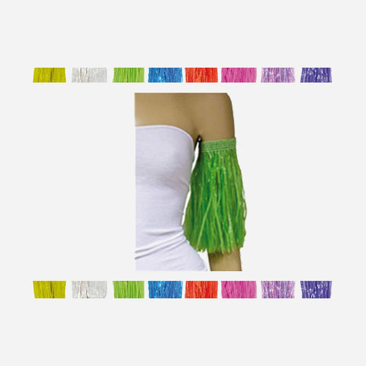 Paire de brassières raphia vert