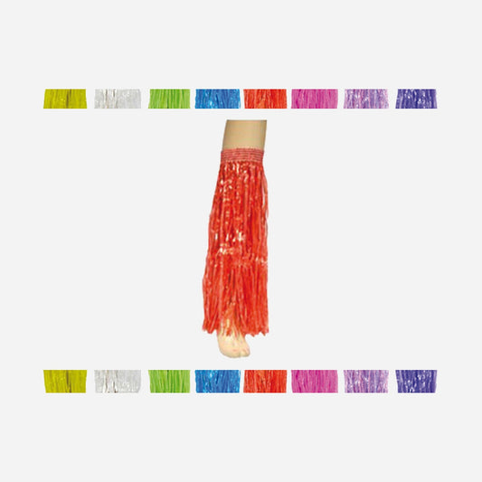 Paire de jambières Tahiti 40 cm rouge