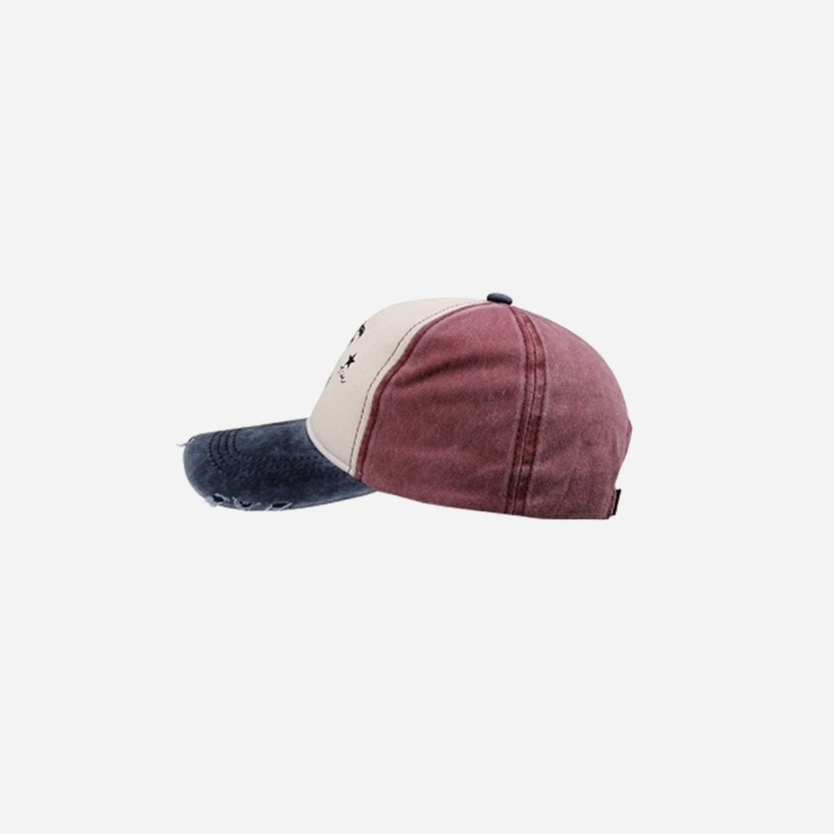 Casquette coton vintage Ancre Change Tide bleu blanc rouge