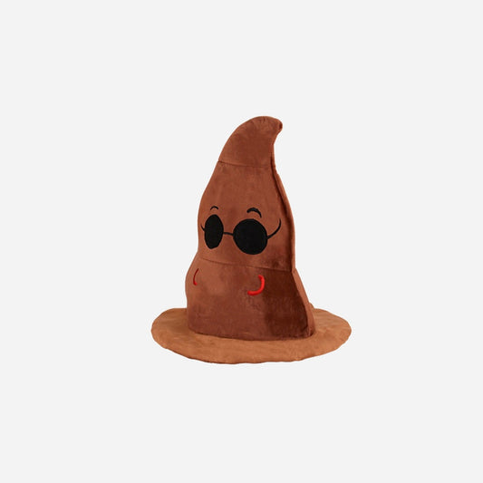 Chapeau carnaval émoticone caca cool