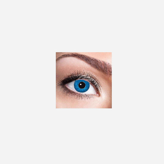 Lentilles de contact "Electro Blue" 7 jours
