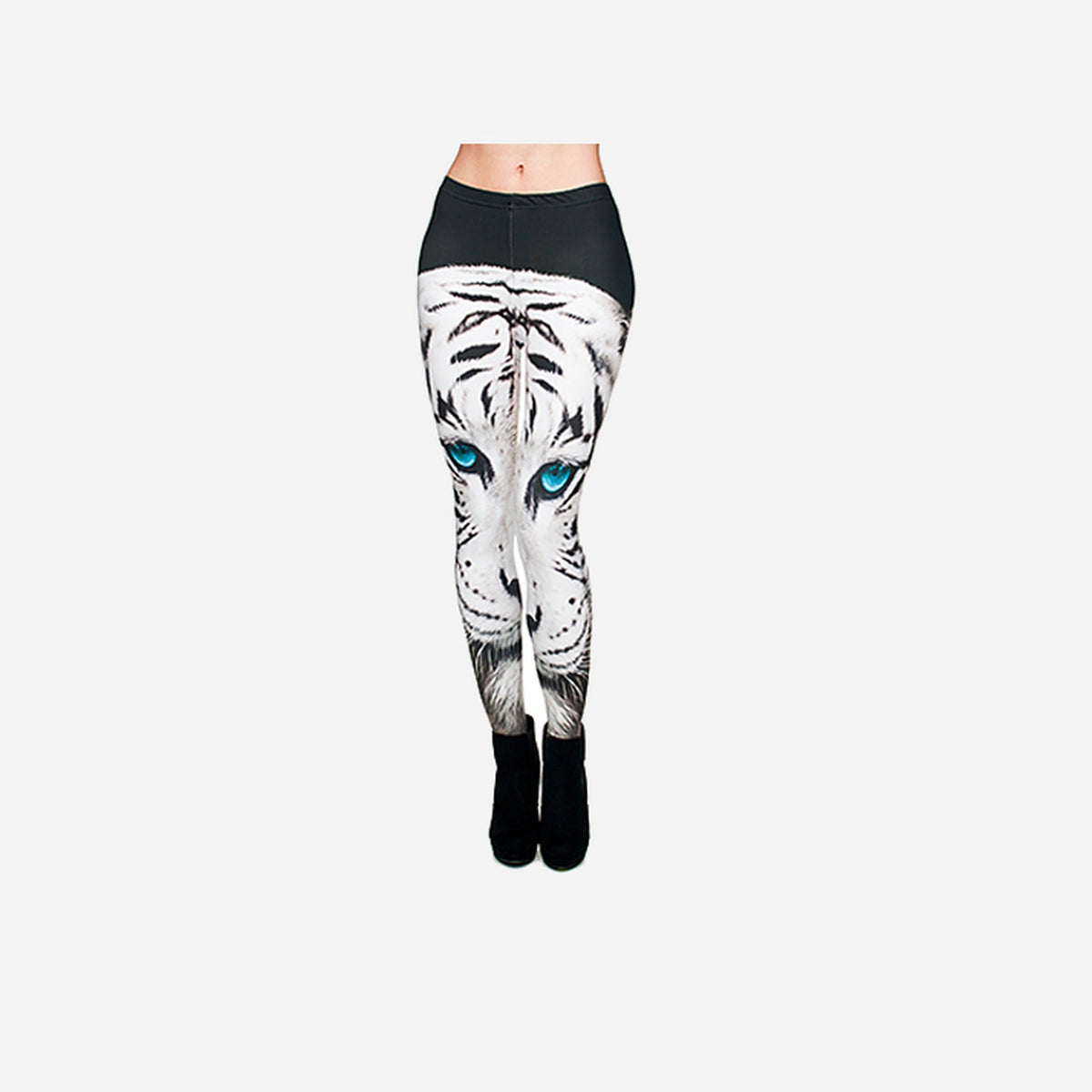 Pantalon legging tigre blanc